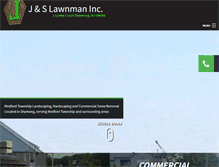 Tablet Screenshot of jslawnman.com